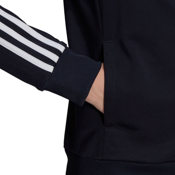 Adidas Warm-Up Tricot Slim 3-Stripes Track Jacket Navy XS - Picture 5 of 9